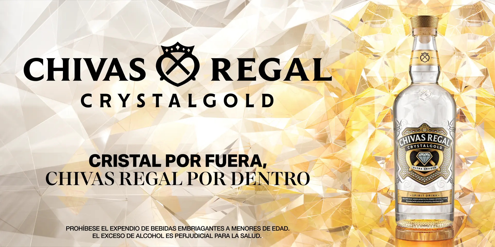 Chivas Regal Crystalgold: cristal por fuera, Chivas Regal por dentro