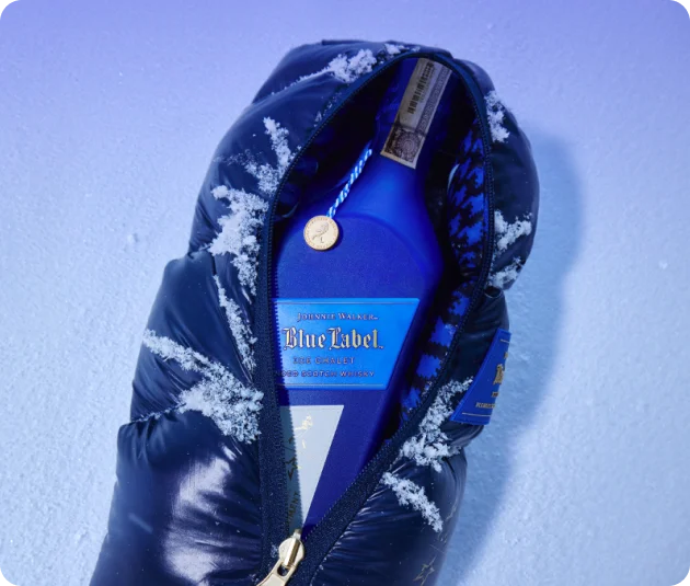 Empaque Johnnie Walker Blue Label Ice Chalet