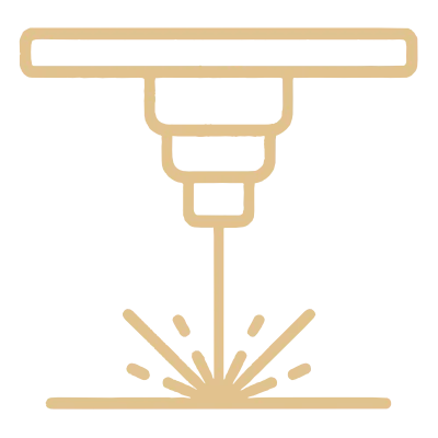 Icono de marcación láser